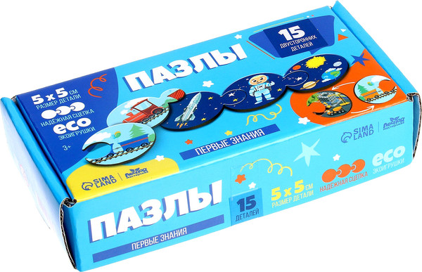 Изображение товара Развивающая игра Лесная мастерская Пазлы логические 3 в 1. Транспорт и профессии / 9228027