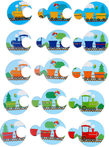 Изображение товара Развивающая игра Лесная мастерская Пазлы логические 3 в 1. Транспорт и профессии / 9228027