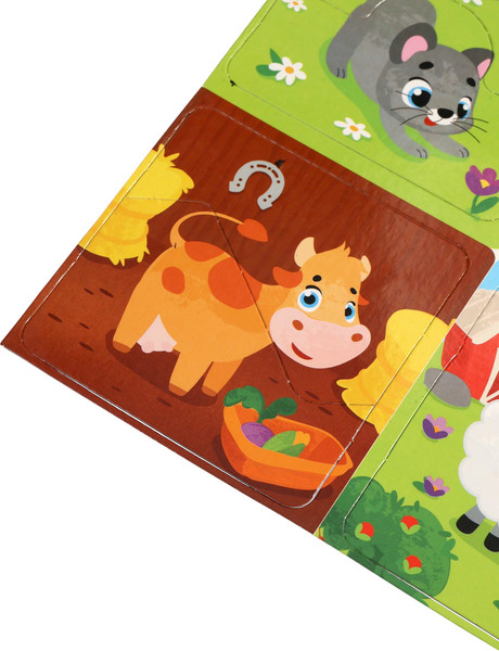 Изображение товара Развивающая игра Puzzle Time Магнитные макси-пазлы. Домашние животные / 10854806