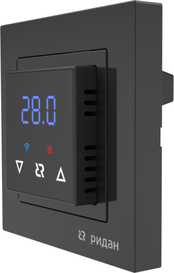Изображение товара Терморегулятор для климатической техники Ридан Classy (черный)