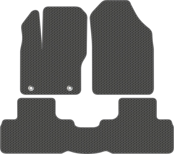 Изображение товара Комплект ковриков для авто Alicosta 2112_1_сер для BYD YUAN I SUV 2018-н.в. (EVA соты, серый)