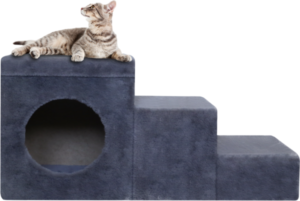 Изображение товара Комплекс для кошек Kogtik Айсберг (серый/джут)