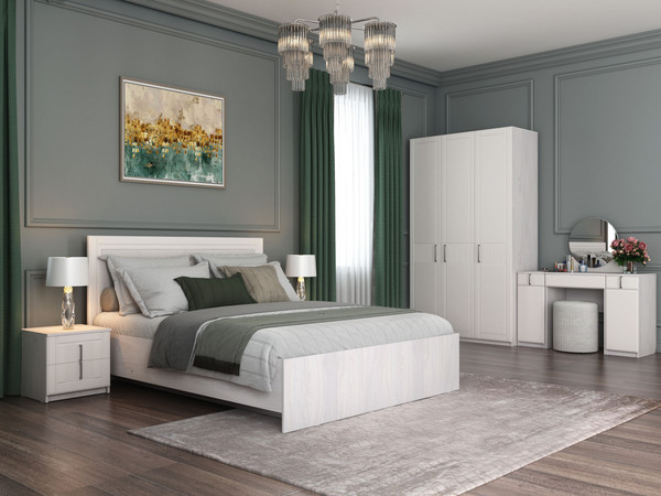 Изображение товара Шкаф Аквилон Андрэа №24 (ясень анкор светлый/крем)