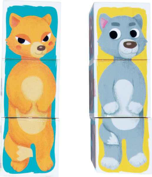 Изображение товара Развивающий игровой набор Baby Toys Умные кубики. Зверопутаница / 05830