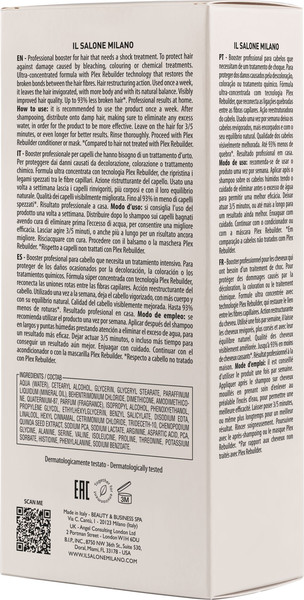 Изображение товара Ампулы для волос Alfaparf Milano Il Salone Milano Plex Rebuilder (4x15мл)