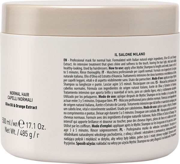 Изображение товара Маска для волос Alfaparf Milano Il Salone Milano Mythic для нормальных волос (500мл)