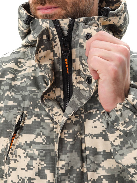 Изображение товара Костюм для охоты и рыбалки УРСУС Геркон-Лето кмф Цифра светло-серый Твил рип-стоп / КОС790 (р.48-50, 182-188)