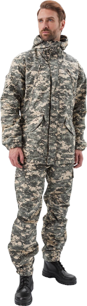 Изображение товара Костюм для охоты и рыбалки УРСУС Геркон-Лето кмф Цифра светло-серый Твил рип-стоп / КОС790 (р.48-50, 182-188)