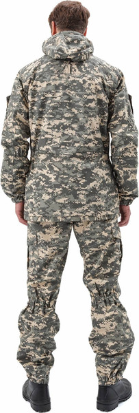 Изображение товара Костюм для охоты и рыбалки УРСУС Геркон-Лето кмф Цифра светло-серый Твил рип-стоп / КОС790 (р.48-50, 182-188)