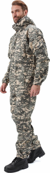 Изображение товара Костюм для охоты и рыбалки УРСУС Геркон-Лето кмф Цифра светло-серый Твил рип-стоп / КОС790 (р.64-66, 182-188)