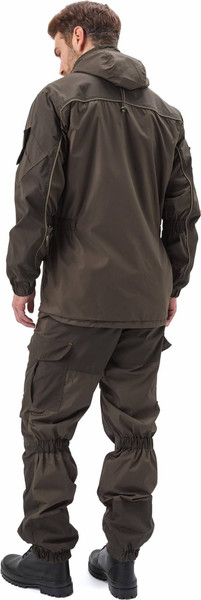Изображение товара Костюм для охоты и рыбалки УРСУС Геркон-Лето олива/хаки Поли Итали Дотс/Кошачий глаз / КОС790 (р.44-46, 182-188)
