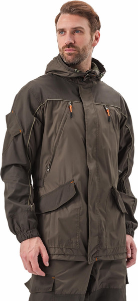 Изображение товара Костюм для охоты и рыбалки УРСУС Геркон-Лето олива/хаки Поли Итали Дотс/Кошачий глаз / КОС790 (р.44-46, 182-188)