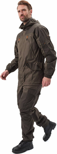 Изображение товара Костюм для охоты и рыбалки УРСУС Геркон-Лето олива/хаки Поли Итали Дотс/Кошачий глаз / КОС790 (р.44-46, 182-188)