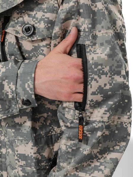 Изображение товара Костюм для охоты и рыбалки УРСУС Сумрак кмф Цифра светло-серый Рип-Стоп / КОС407 (р.56-58, 182-188)