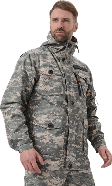 Изображение товара Костюм для охоты и рыбалки УРСУС Сумрак кмф Цифра светло-серый Рип-Стоп / КОС407 (р.60-62, 170-176)