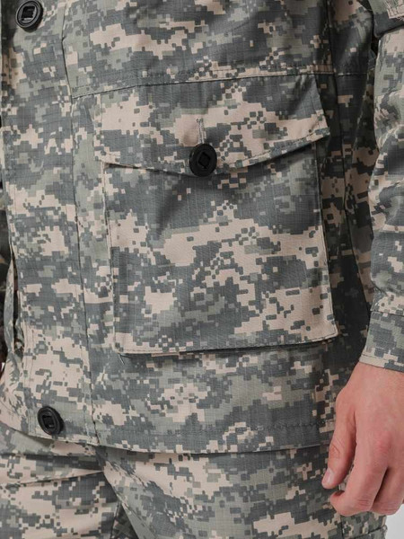 Изображение товара Костюм для охоты и рыбалки УРСУС Сумрак кмф Цифра светло-серый Рип-Стоп / КОС407 (р.60-62, 182-188)