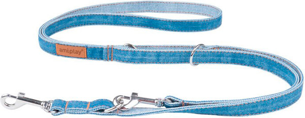 Изображение товара Поводок Ami Play Denim L / 124988 (голубой)