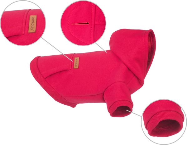 Изображение товара Толстовка для животных Ami Play Texas / 128682 (35см, красный)