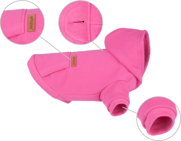 Изображение товара Толстовка для животных Ami Play Texas / 128693 (40см, розовый)