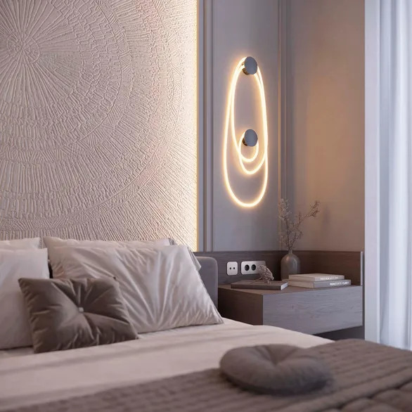 Изображение товара Набор креплений для гибкого неона Arlight MOONLIGHT-BASE-ROUND-D13-M Silver / 046086