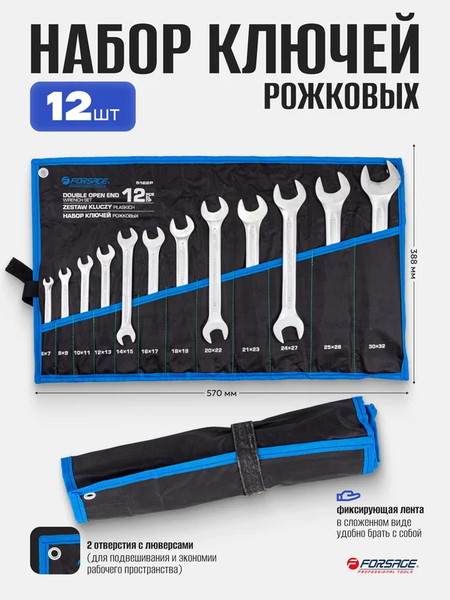 Изображение товара Набор ключей Forsage F-5122P (65656)