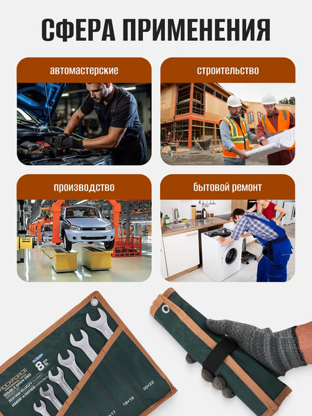 Изображение товара Набор ключей RockForce RF-5089P (65659)