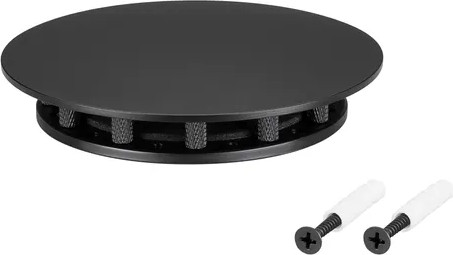 Изображение товара Набор креплений для гибкого неона Arlight MOONLIGHT-BASE-ROUND-D13-S Black / 045692