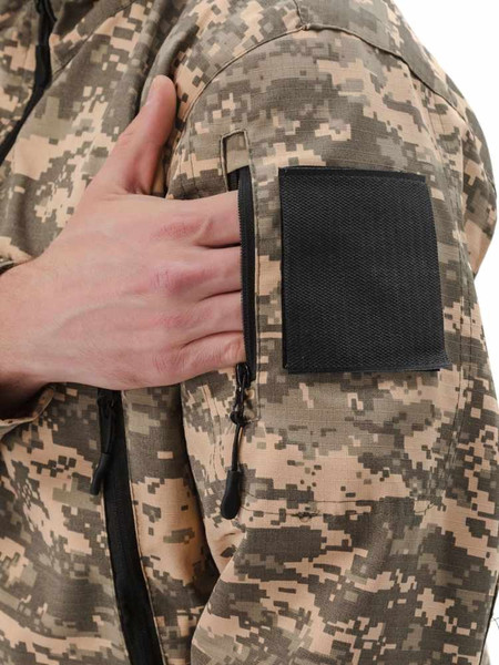 Изображение товара Костюм для охоты и рыбалки УРСУС Штурм кмф Цифра Светло-Серая Твил рип-стоп / КОС1055 (р.48-50, 182-188)