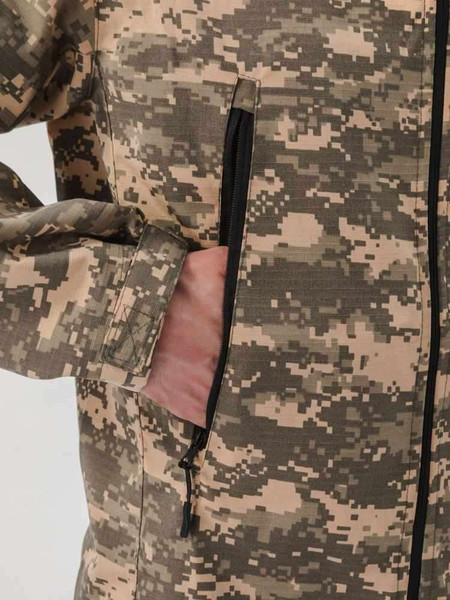 Изображение товара Костюм для охоты и рыбалки УРСУС Штурм кмф Цифра Светло-Серая Твил рип-стоп / КОС1055 (р.52-54, 170-176)