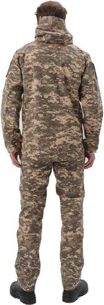 Изображение товара Костюм для охоты и рыбалки УРСУС Штурм кмф Цифра Светло-Серая Твил рип-стоп / КОС1055 (р.52-54, 170-176)