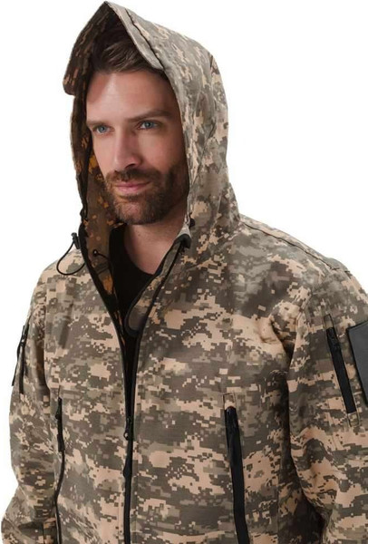 Изображение товара Костюм для охоты и рыбалки УРСУС Штурм кмф Цифра Светло-Серая Твил рип-стоп / КОС1055 (р.56-58, 182-188)