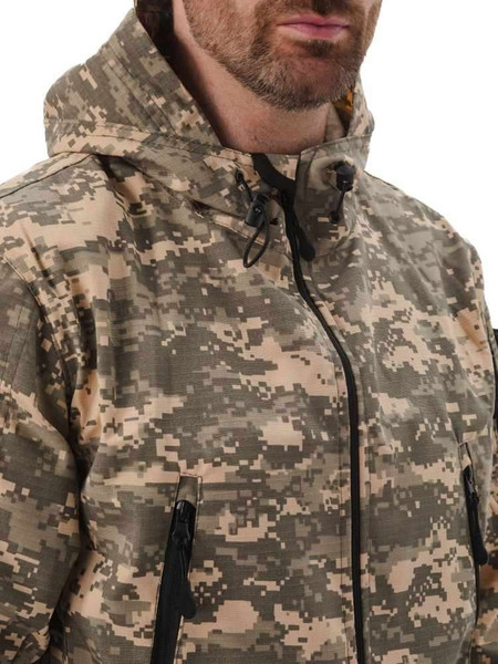 Изображение товара Костюм для охоты и рыбалки УРСУС Штурм кмф Цифра Светло-Серая Твил рип-стоп / КОС1055 (р.56-58, 182-188)