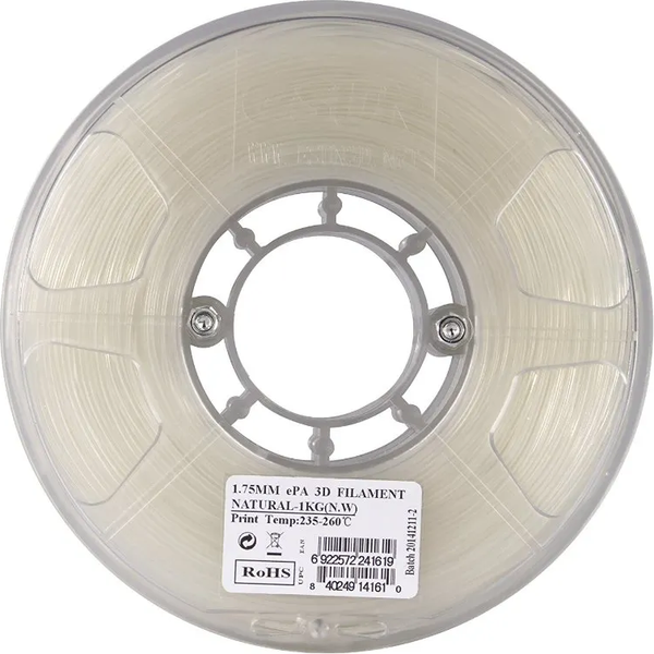 Изображение товара Пластик для 3D-печати eSUN ePA / PA175T1TZ1 (1.75 мм, 1кг, прозрачный)