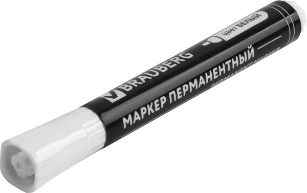 Изображение товара Маркер перманентный Brauberg 151506 (белый)