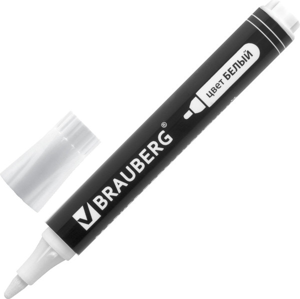 Изображение товара Маркер перманентный Brauberg 151506 (белый)