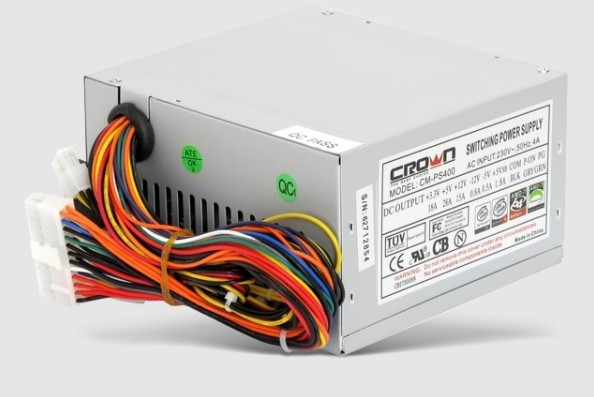 Изображение товара Блок питания для компьютера Crown 400W CM-PS400W
