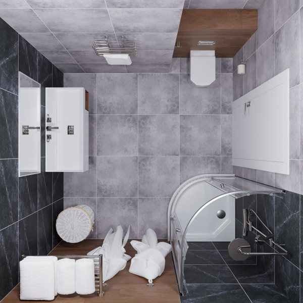 Изображение товара Душевой уголок Maroni Energia Chromo-GLS 80x80 / Щ0000063963