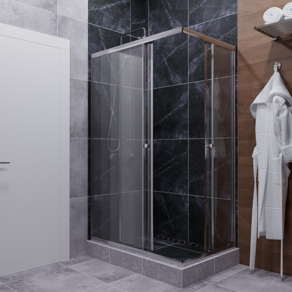 Изображение товара Душевой уголок Maroni Stile Chromo-GLS 100x80 / Щ0000063968