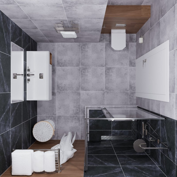 Изображение товара Душевой уголок Maroni Stile Chromo-GLS 100x80 / Щ0000063968