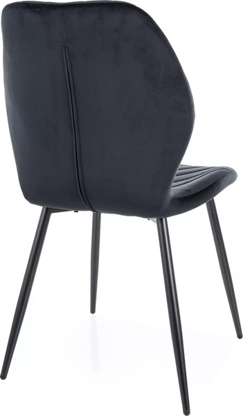 Изображение товара Стул Signal Mike Velvet (Bluvel 19 черный/черный)
