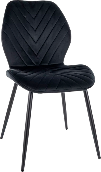 Изображение товара Стул Signal Mike Velvet (Bluvel 19 черный/черный)