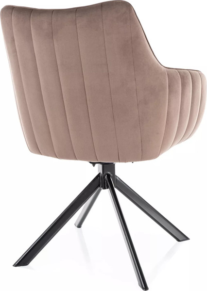 Изображение товара Стул Signal Azalia Velvet (Bluvel 38 капучино/черный)