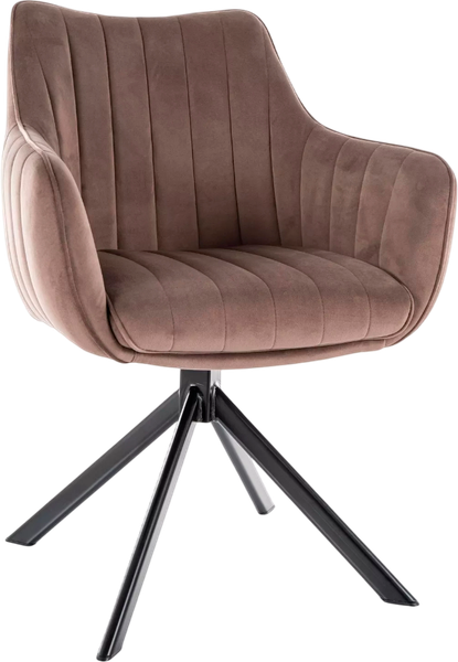 Изображение товара Стул Signal Azalia Velvet (Bluvel 38 капучино/черный)