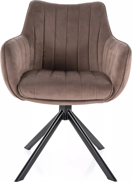 Изображение товара Стул Signal Azalia Velvet (Bluvel 38 капучино/черный)
