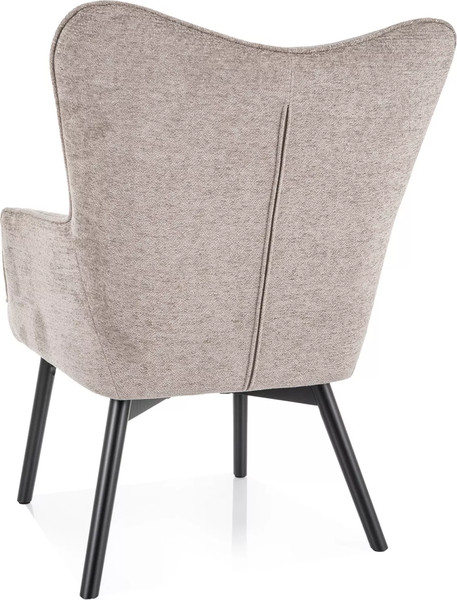 Изображение товара Кресло мягкое Signal Carmen (Raven 30 темно-бежевый/черный матовый)