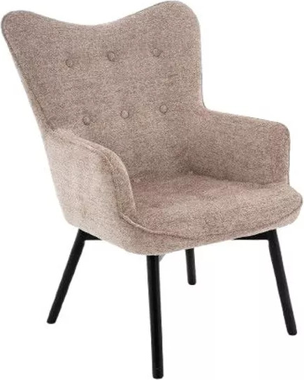 Изображение товара Кресло мягкое Signal Carmen (Raven 30 темно-бежевый/черный матовый)