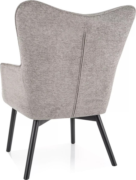 Изображение товара Кресло мягкое Signal Carmen (Raven 07 светло-серый/черный матовый)