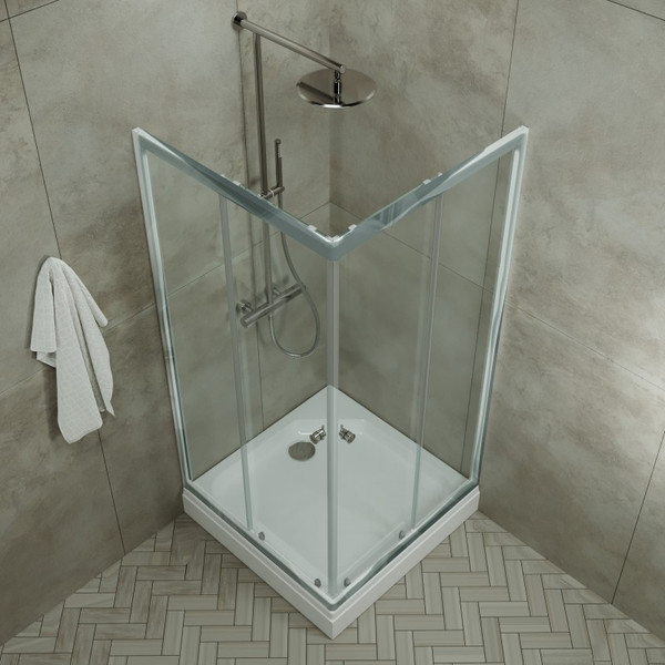 Изображение товара Душевой уголок Maroni Stile Chromo-GLS 80x80 / Щ0000063966