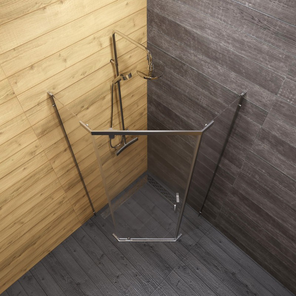 Изображение товара Душевой уголок Maroni Espresso Chromo-GLS 90x90 / Щ0000064227