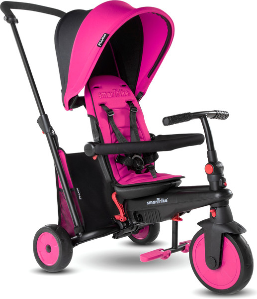 Изображение товара Трехколесный велосипед с ручкой Smart Trike STR3 / 5021233 (розовый)